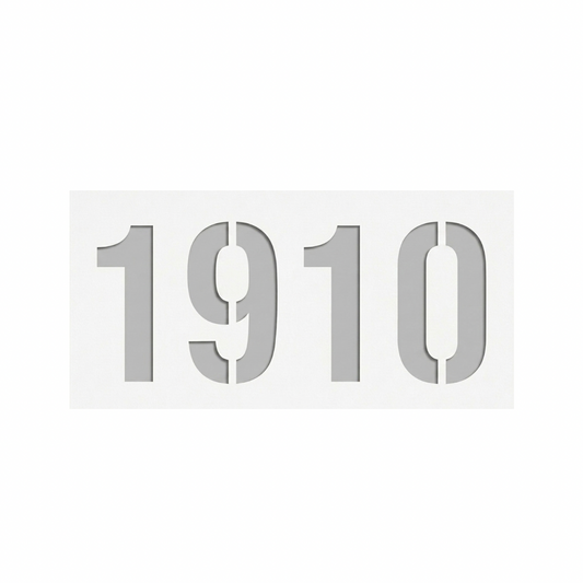 1910 Schablone / Stencil
