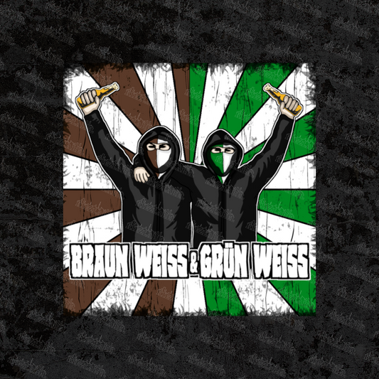 Braun Weiss - Grün Weiss II