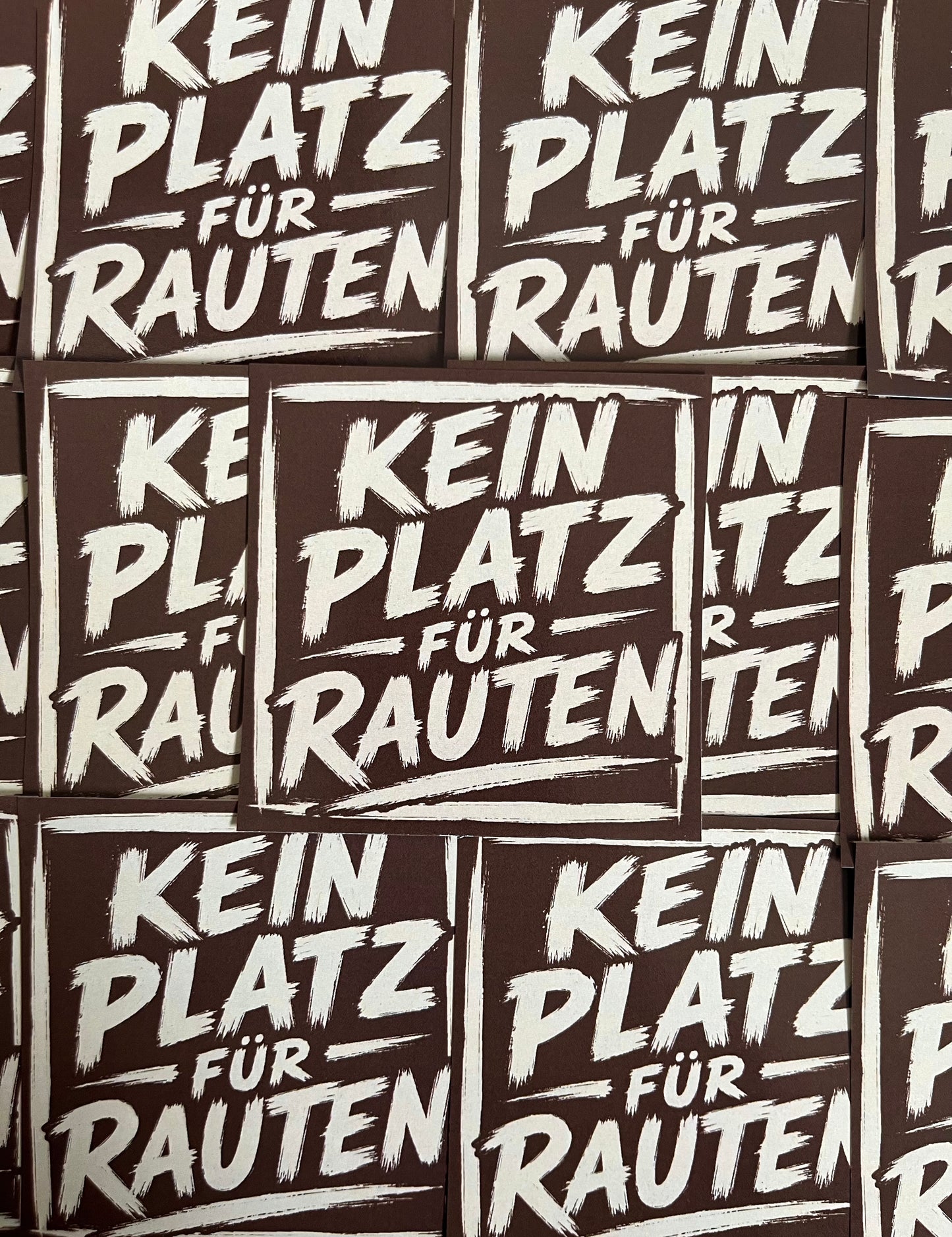 Kein Platz für Rauten