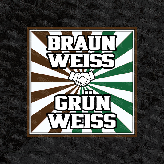 Braun Weiss - Grün Weiss