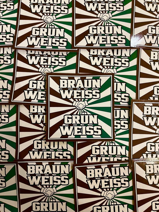 Braun Weiss - Grün Weiss