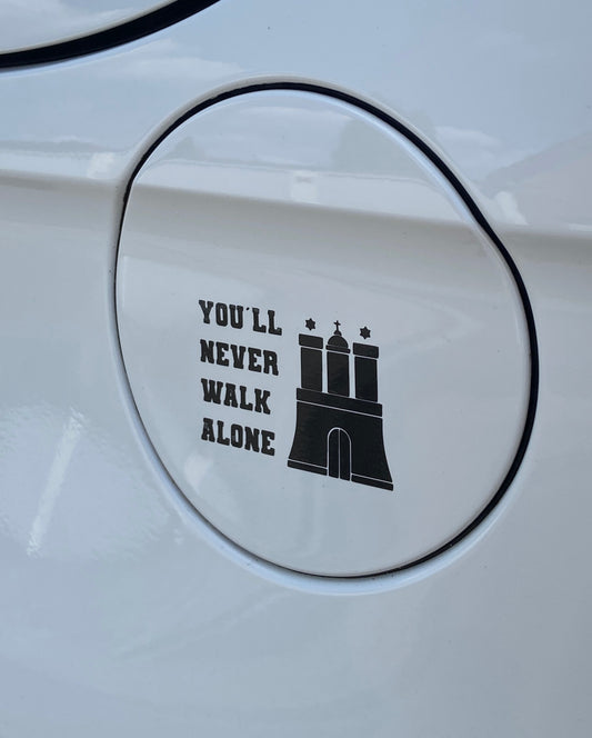 You´ll never walk alone Autoaufkleber