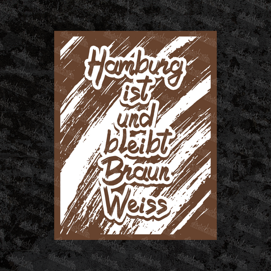 Hamburg ist und bleibt Braun Weiss