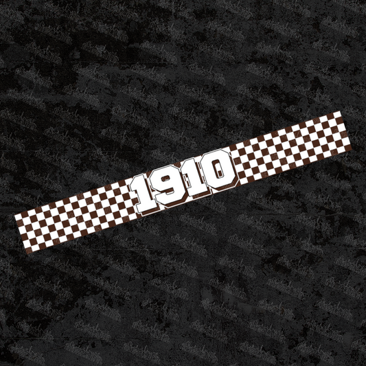 1910 Kariert Seidenschal