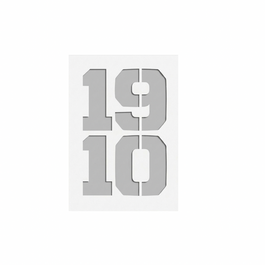 1910 Block Schablone / Stencil