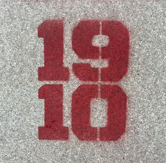 1910 Block Schablone / Stencil